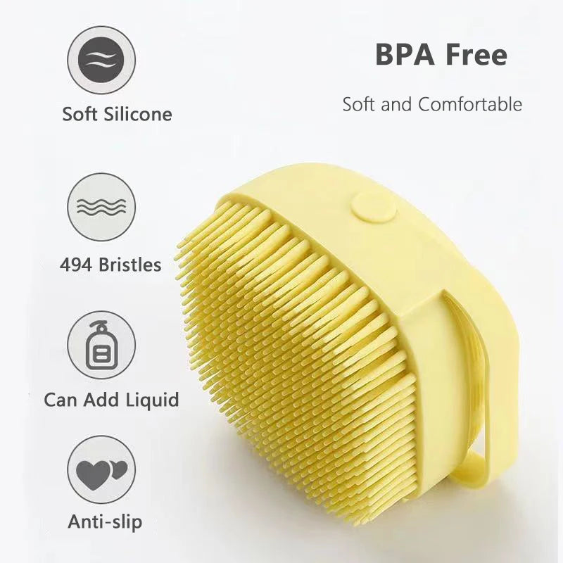 Shampoo brush for animals