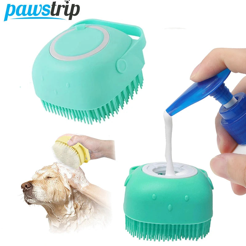 Shampoo brush for animals