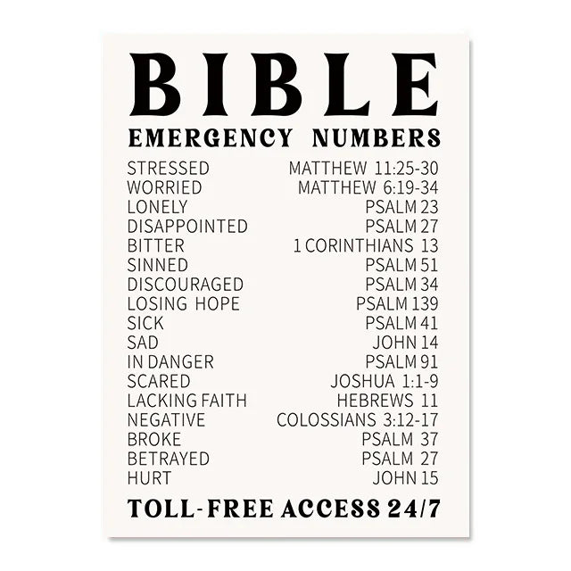 Bible poster